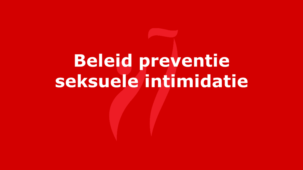 Beleid preventie seksuele intimidatie en misbruik
